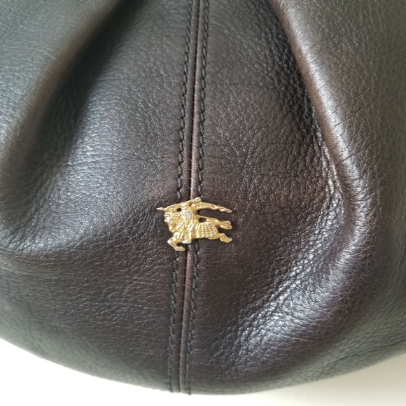 Vintage Burberry leather shoulder bag - Picture 8 of 12